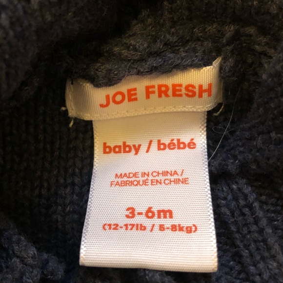 Joe Fresh baby sweaters and jeans, size 3 to 6 months - Picture 7 of 9